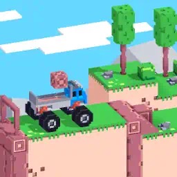 Thrilling Pickup Truck Race
